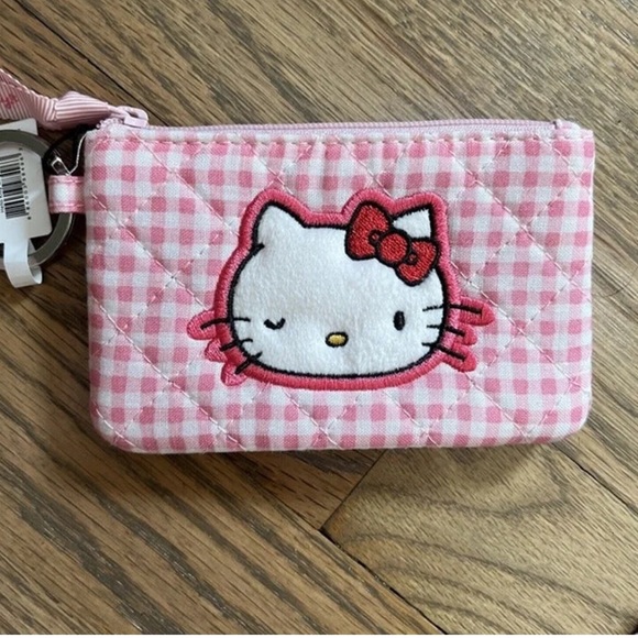 Vera Bradley Handbags - Gingham Hello kitty Vera Bradley zip wallet *** Sold out.